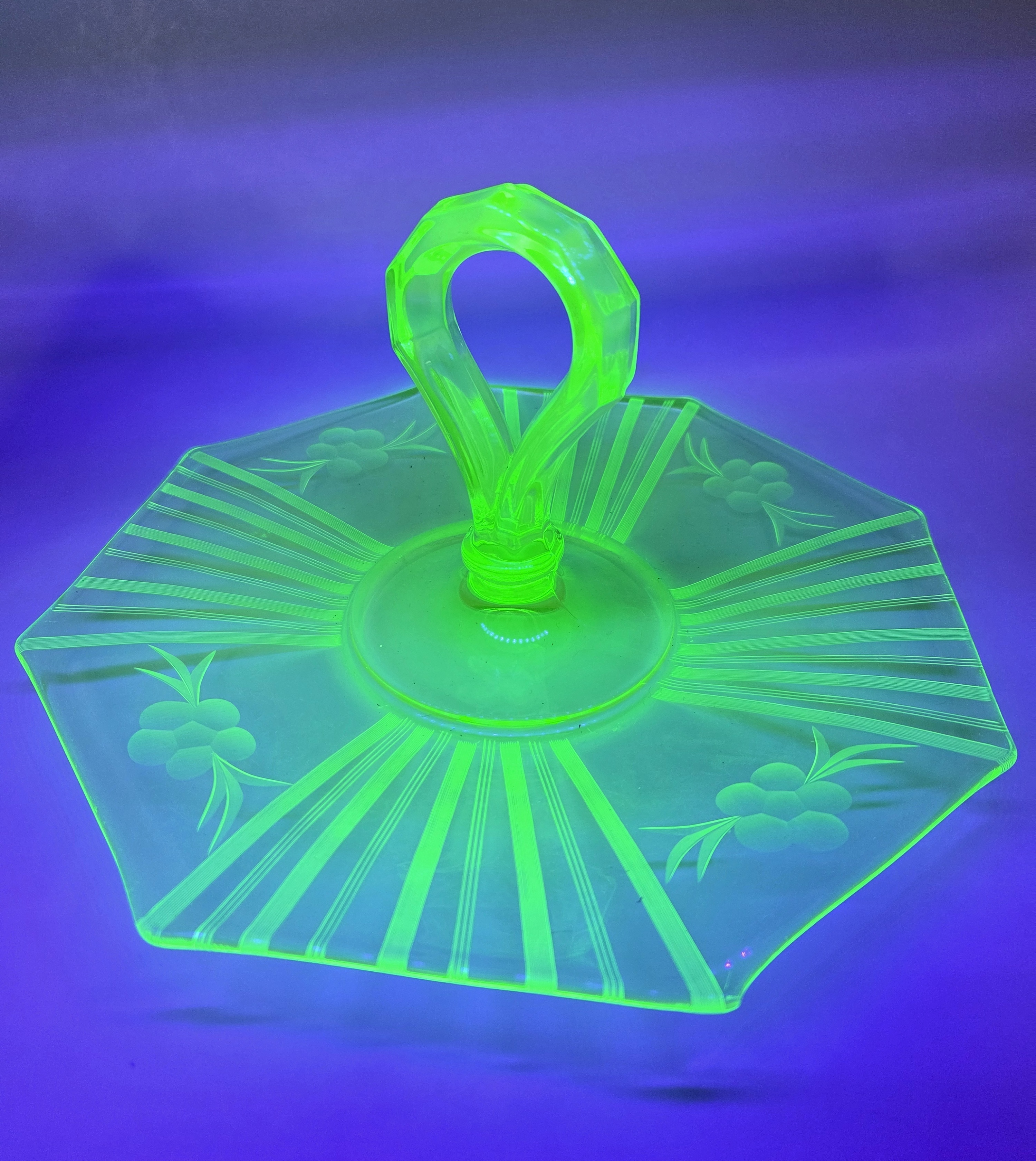 Serving Platter Glowing