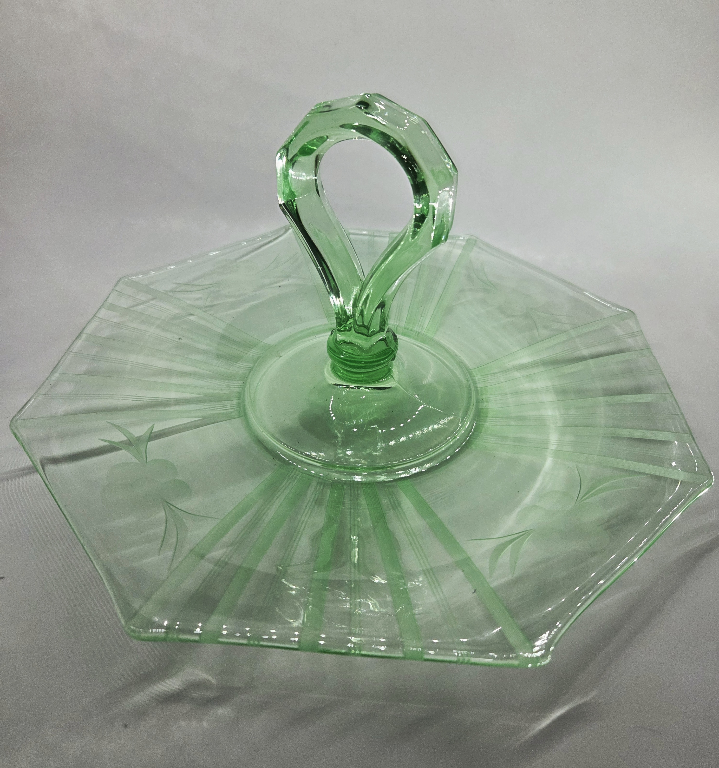 Etched Serving Platter